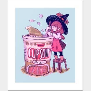 CupSoup Witch Posters and Art